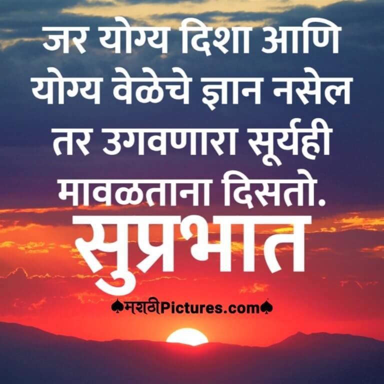 Suprabhat Marathi Suvichar