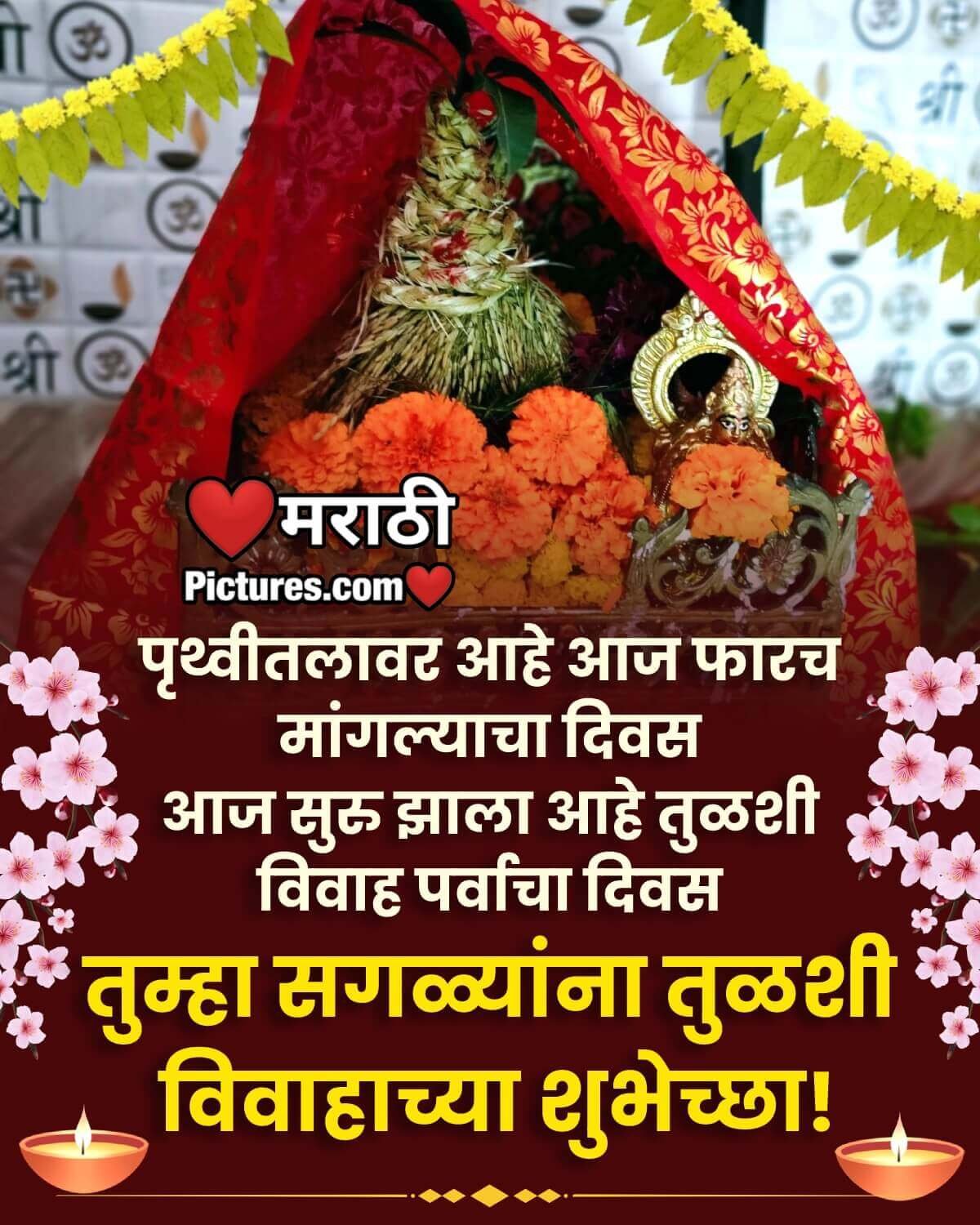 Happy Tulasi Vivah Message Photo